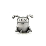 Cute 925 sterling silver cat pendant bead—fits original charm bracelets. Perfect for women and men.