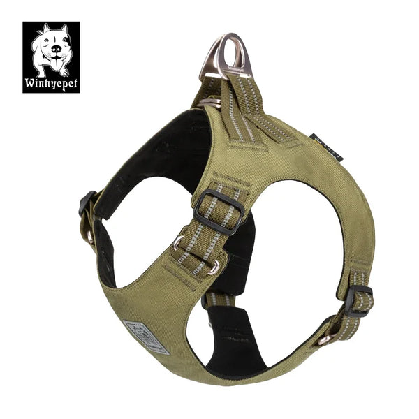 Winhyepet dog harness: lightweight chest strap for comfortable outdoor walking and travel