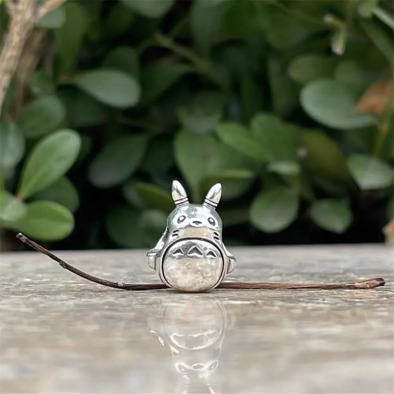 Cute 925 sterling silver cat pendant bead—fits original charm bracelets. Perfect for women and men.