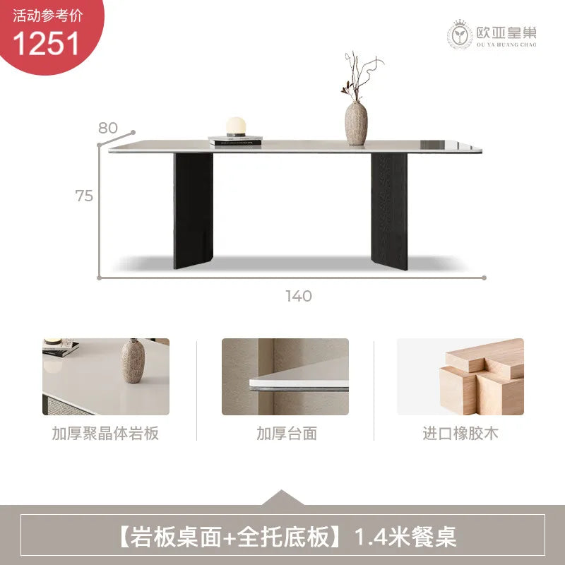 Mobile Nordic extending dining table—ideal for restaurants and living rooms, combining style and functionality."