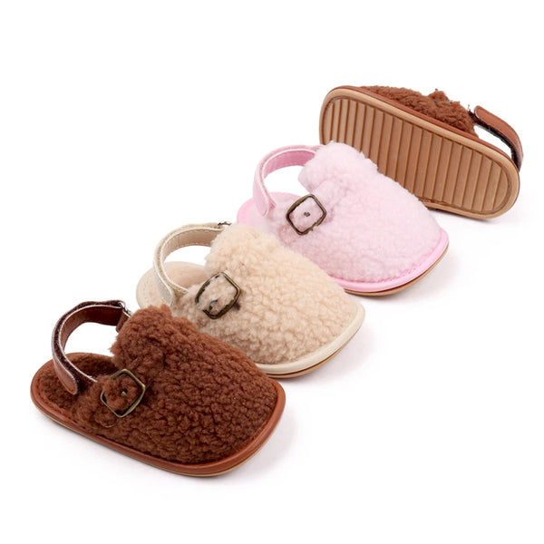 Baby Shoes Soft Cotton Plushy Winter and Autumn Indoor Prewalking 0-18 Months Baby Toddler Wear Comfortable Fashion Baby Shoes