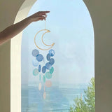 Natural Shell Wind Chimes - Bohemian Dream Catchers for Kids' Room or Nursery Decor, Unique New Year Gift Idea