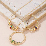 A Necklace and A Pair of Earrings, Perfect Accessories for Women's Holiday Parties, Creative Jewelry Gifts