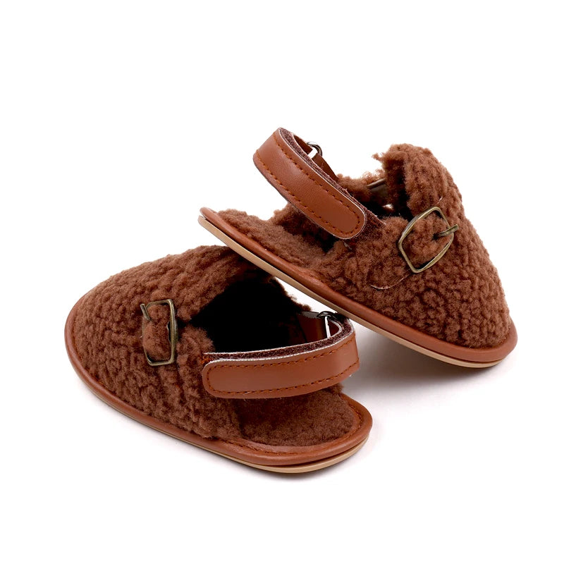 Baby Shoes Soft Cotton Plushy Winter and Autumn Indoor Prewalking 0-18 Months Baby Toddler Wear Comfortable Fashion Baby Shoes