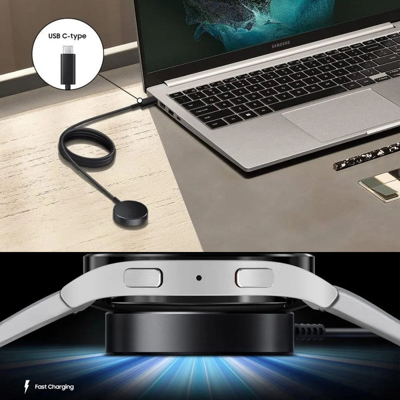 Charger for Samsung Galaxy Watch 7 40 44mm/Galaxy Watch Ultra 47mm/Galaxy Watch 6/ 6 Classic/Galaxy Watch 5 Pro Charging Cable