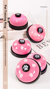 Dog Training Toy - Footprint-Shaped Bell Toy for Puppies, Teddy Dogs & Pet Call Training