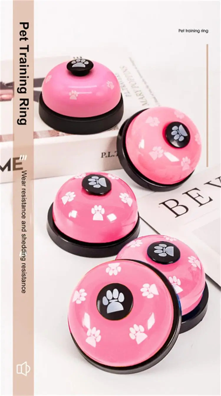 Dog Training Toy - Footprint-Shaped Bell Toy for Puppies, Teddy Dogs & Pet Call Training
