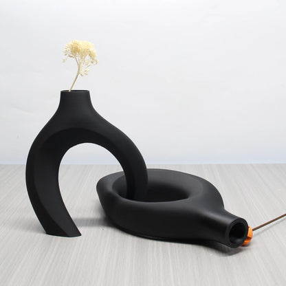 "Bohemian-style art vase