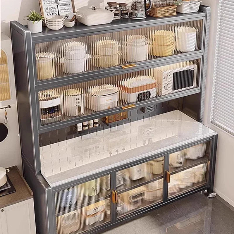 Kitchen Sideboard - Multifunctional Cabinet for Dining Room or Kitchen, Storage & Display Furniture