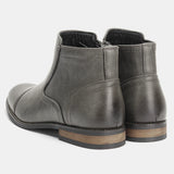 Men's Comfortable Ankle Leather Boots Men's Fashion Brand