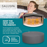 7 Person Round Inflatable Hot Tub 180 Jets-3