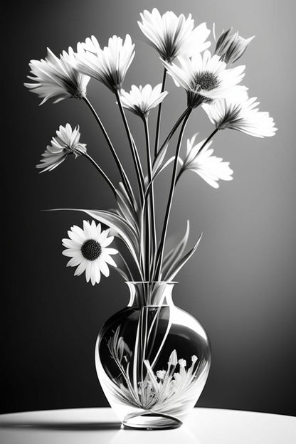 "Bohemian-style art vase